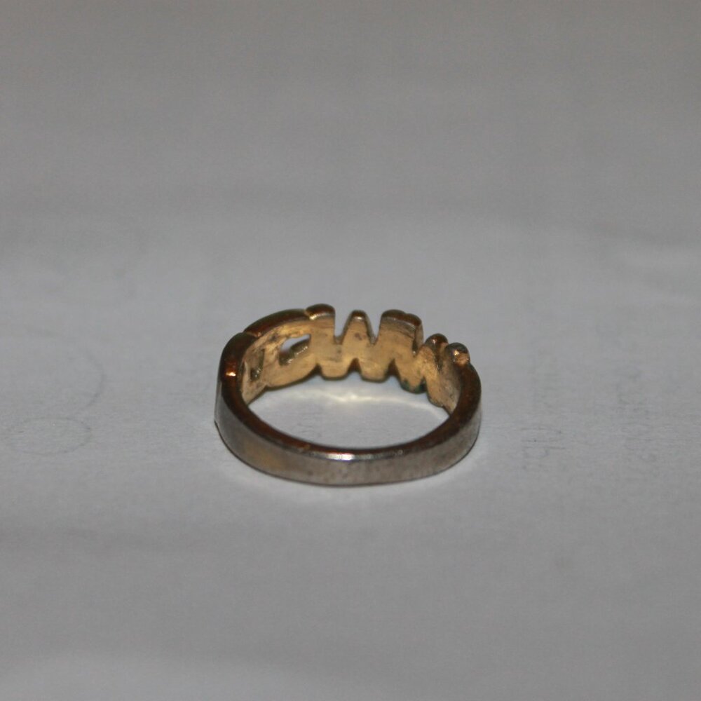Vintage WWJD Gold Ring Unisex - Picture 3 of 9